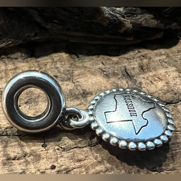 Authentic Pandora Texas Houston Exclusive Charm Dangle Bead Travel Destination - Picture 1 of 6